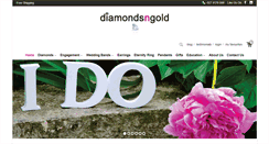 Desktop Screenshot of diamondsngold.co.nz